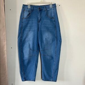 Trendy Blue Denim Pants